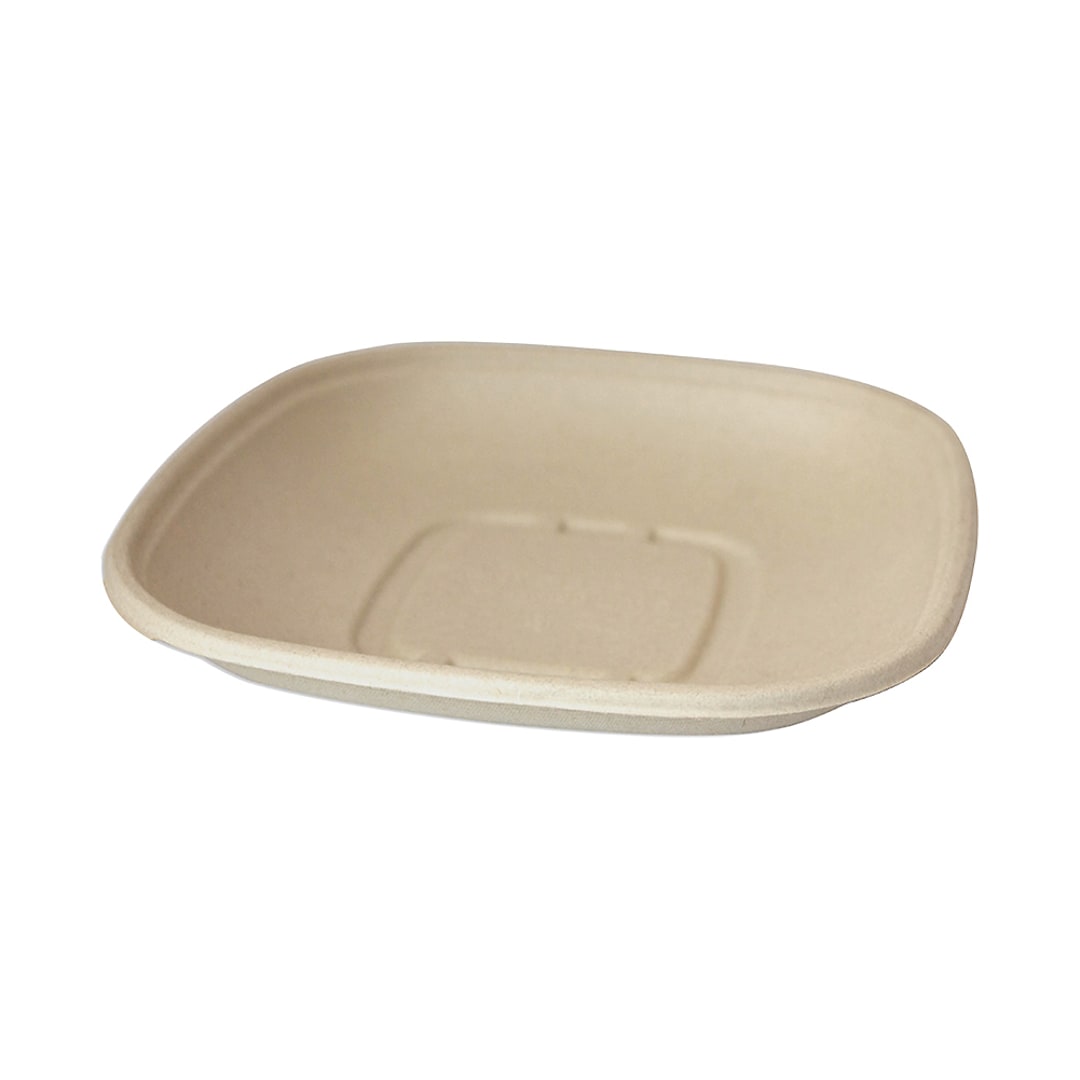 World Centric BQ-SC-24-LFS Fiber 24 Oz. Square Bowl