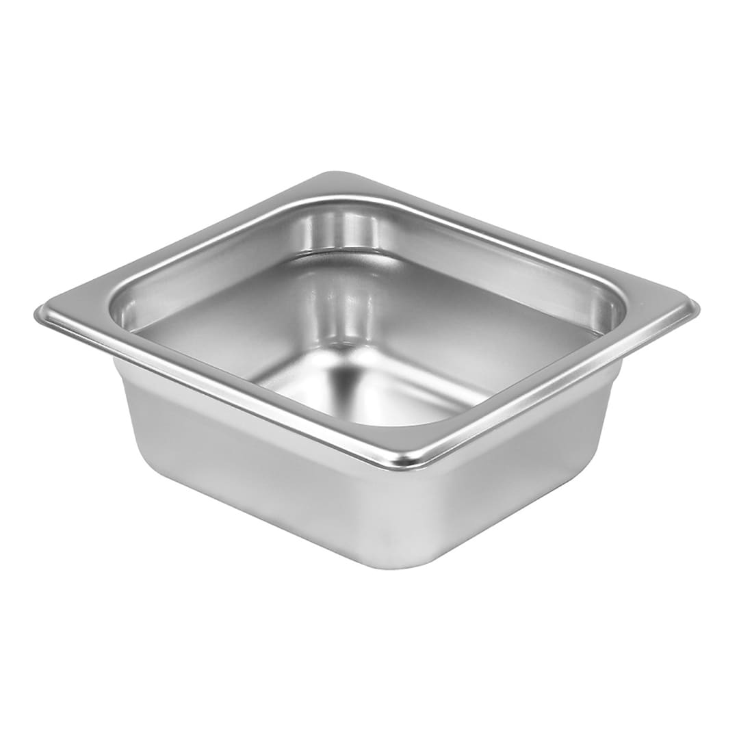 Darling Foodservice Antijam 22 Ga. S/S 1/6 Size x 2.5"D Food Pan