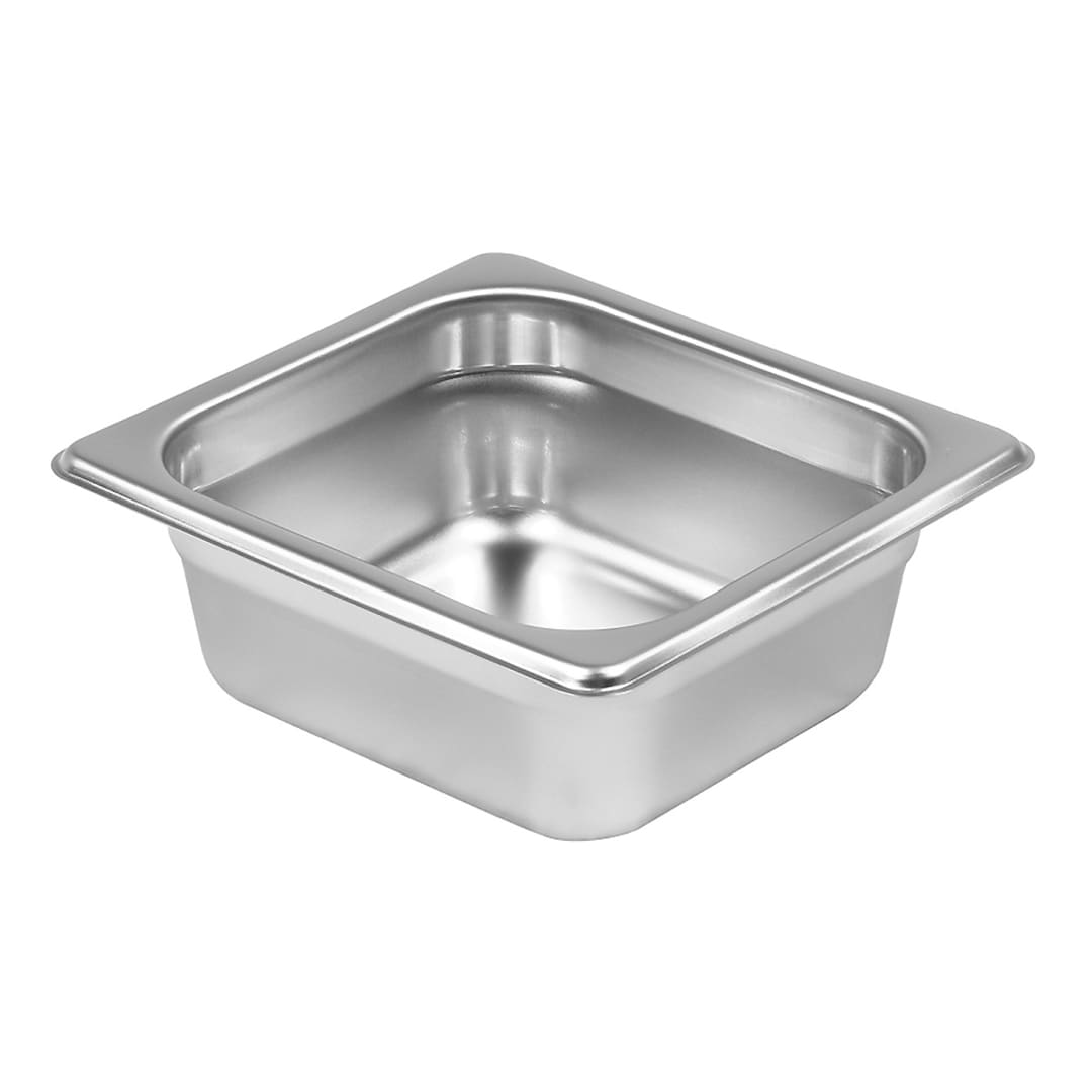 Darling Foodservice Antijam 24 Ga. S/S 1/6 Size x 2.5"D Food Pan