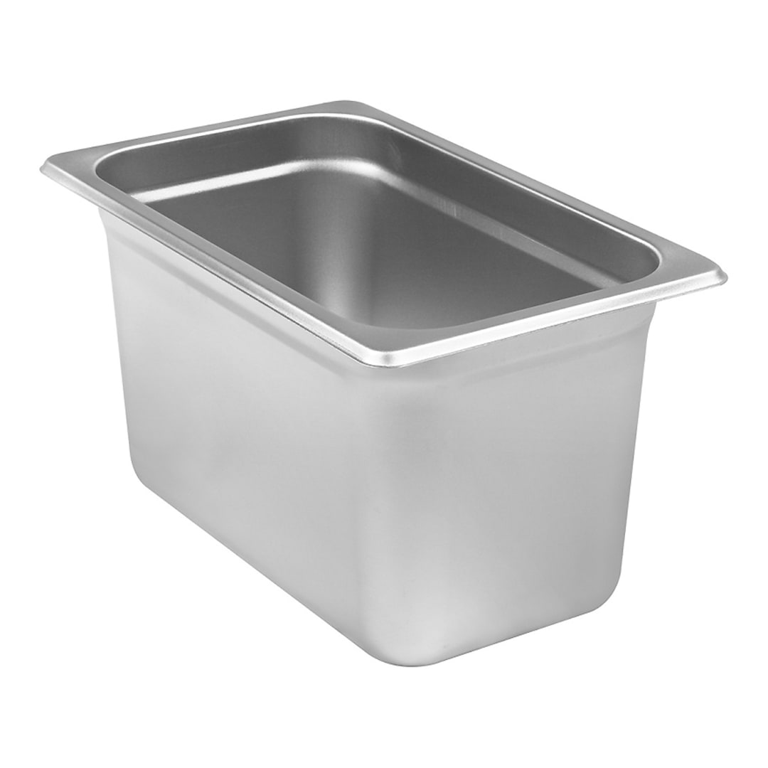 Darling Foodservice Antijam 24 Ga. S/S 1/4 Size x 6"D Food Pan