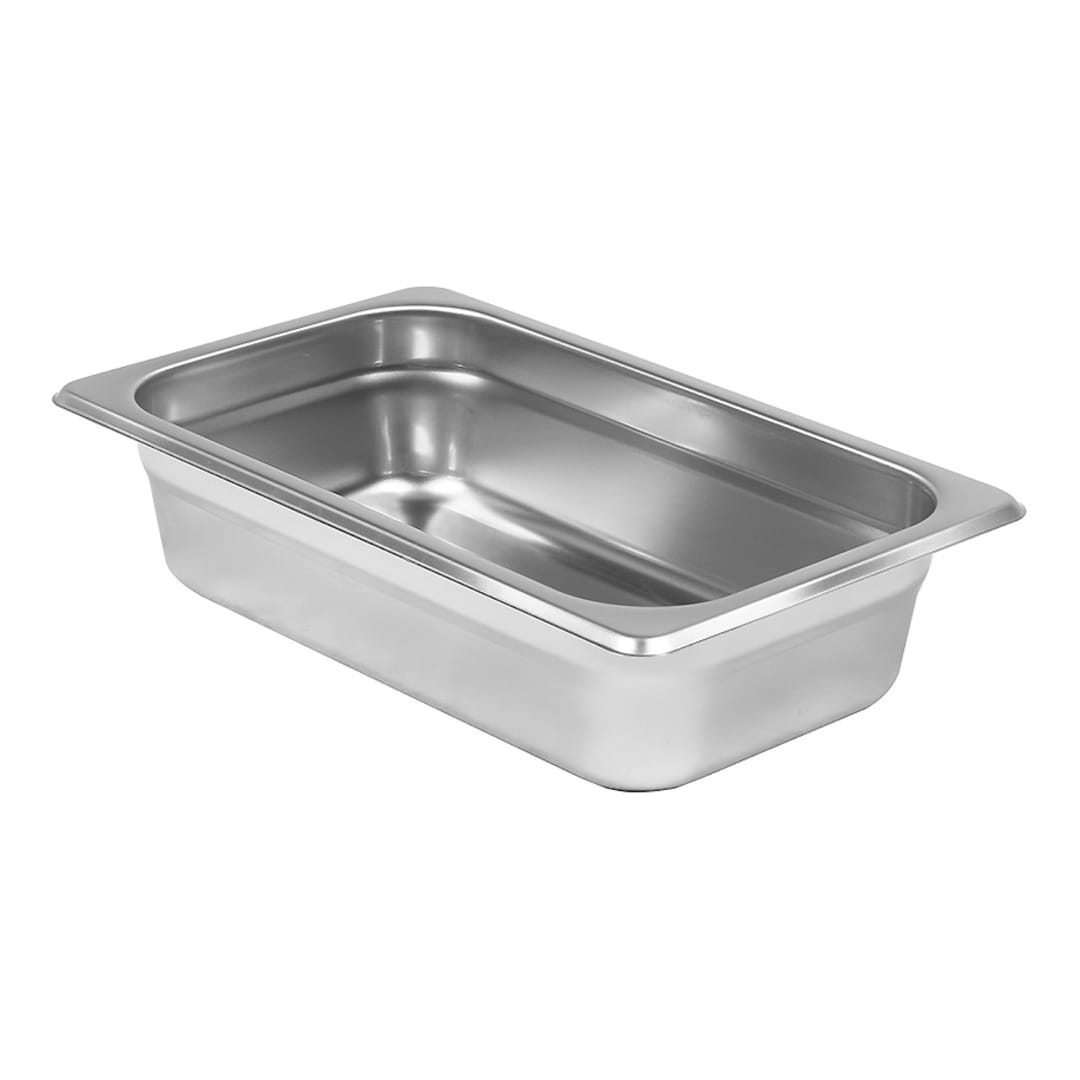 Darling Foodservice Antijam 25 Ga. S/S 1/4 Size x 2.5"D Food Pan
