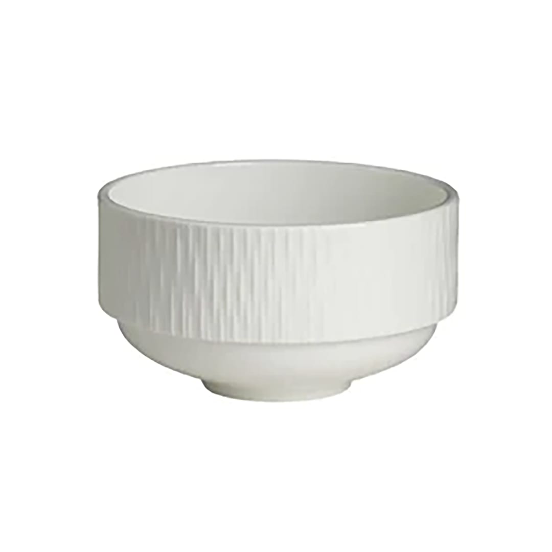 Folio 4422RF014 Lucia White Bone China 10 ounce Soup Cup