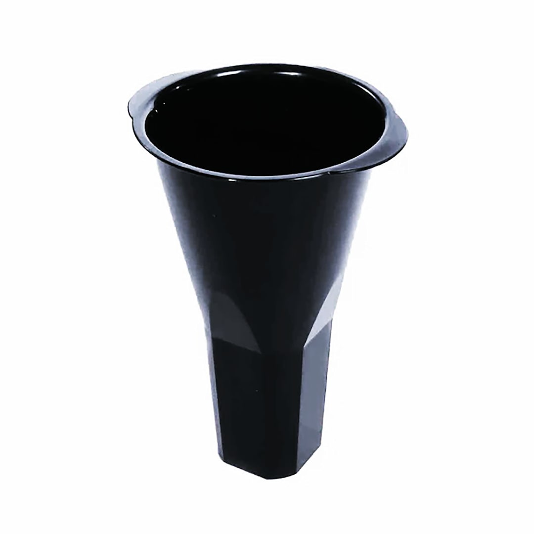 Mobile Merchandisers FV13C Black 13 in Plastic Cone Vase for FC42-2-MB