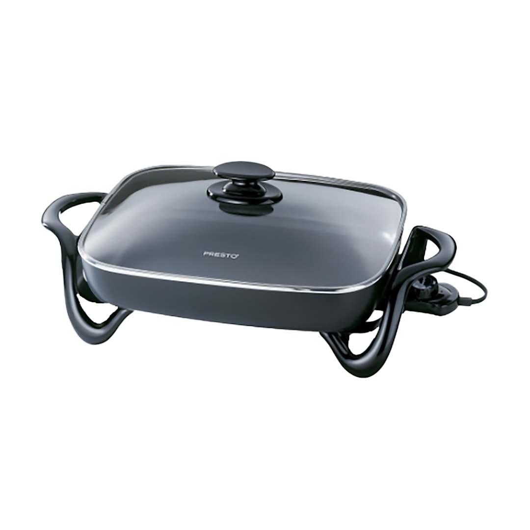 National Presto Ind. 06852 120V Ceramic Electric Skillet with Cover