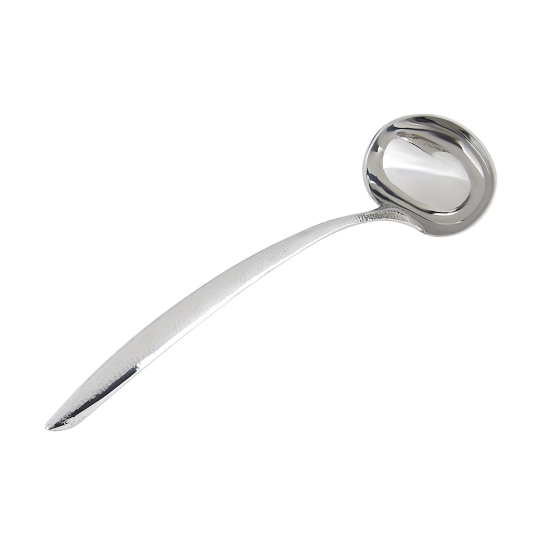 Bon Chef 9456HF S/S 6 ounce Serving Ladle w/ Hammered Finish
