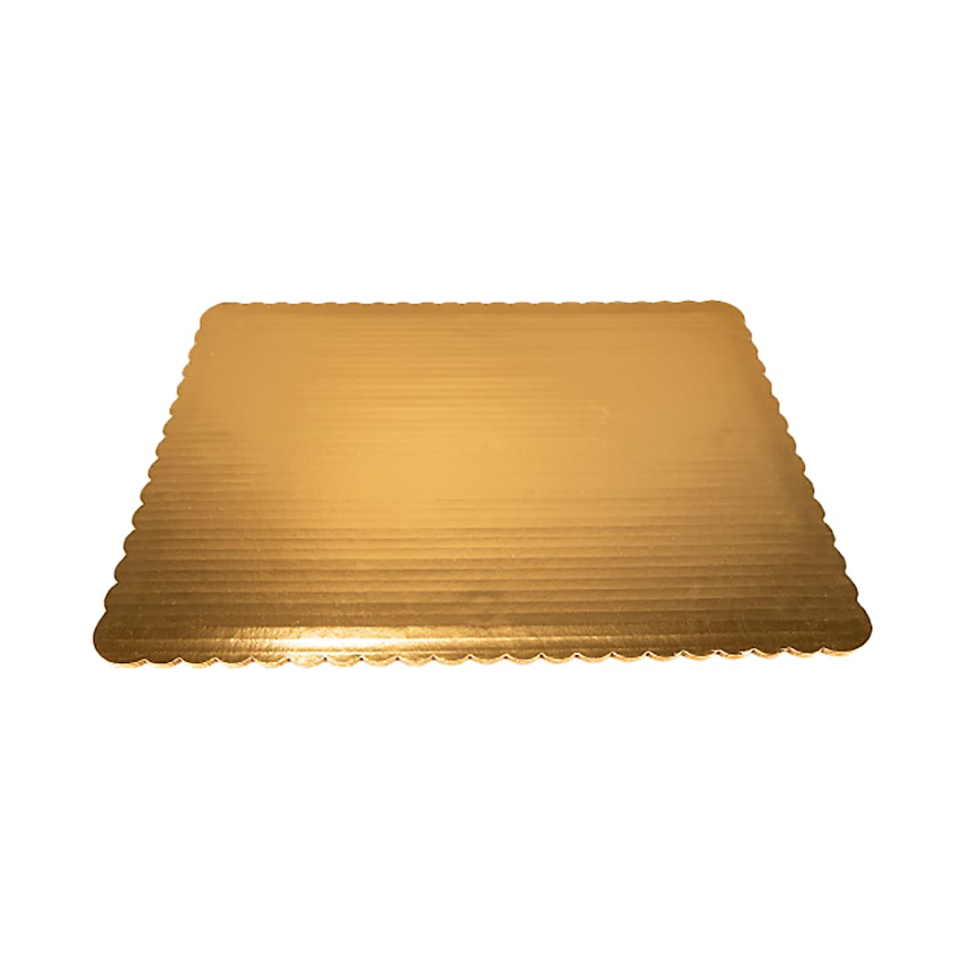 Southern Champion Tray 1665 Gold Dbl Wall 1/2 Size Cake Pad