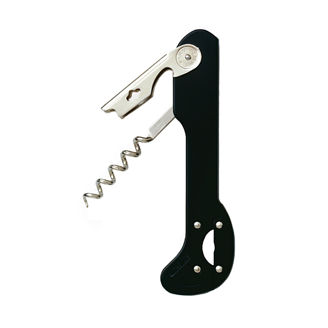 Franmara 2034-BU-01 Black Boomerang 5-5/8" Waiters Corkscrew