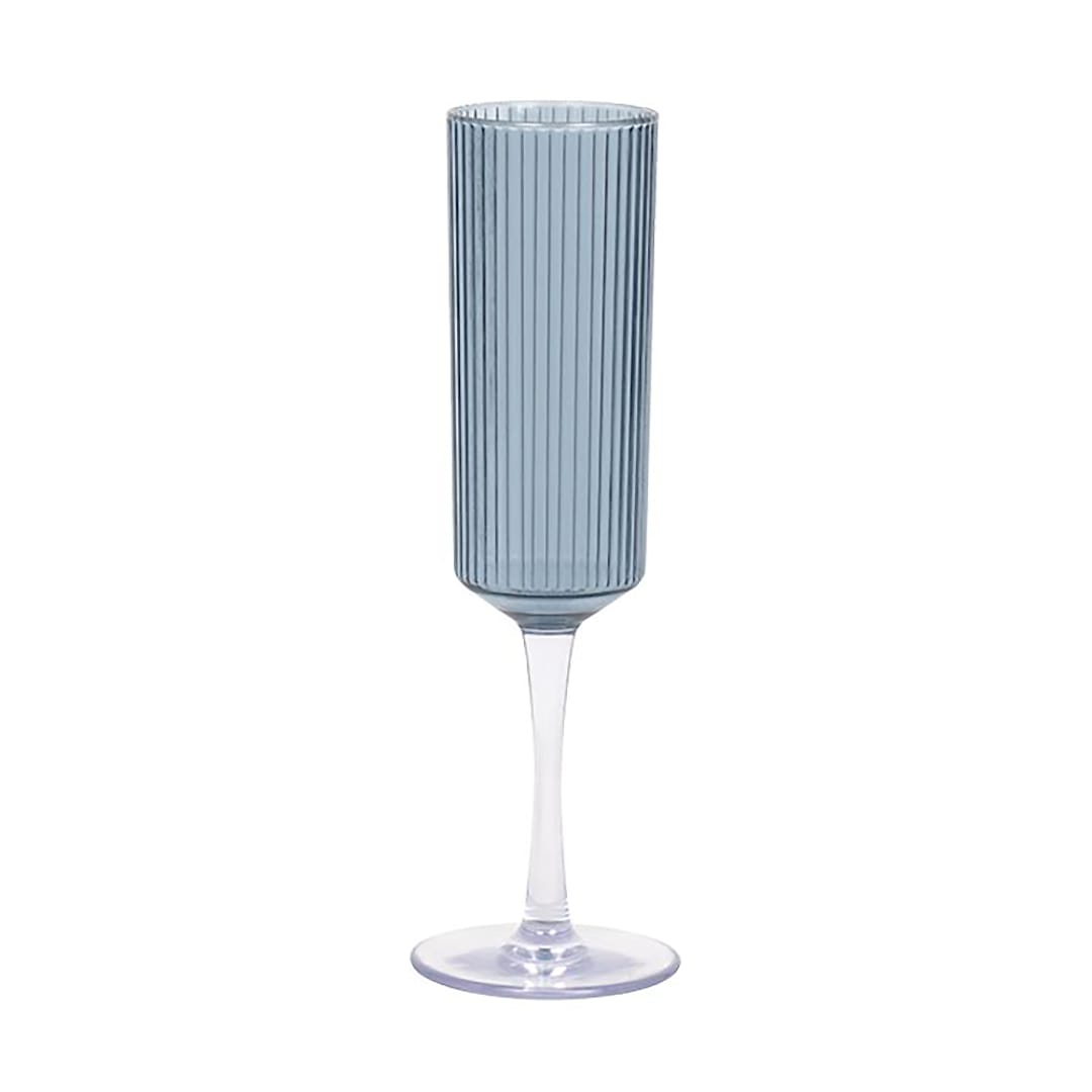FOH ACH003BLT23 Gatsby Peacock Plastic 6 ounce Flute