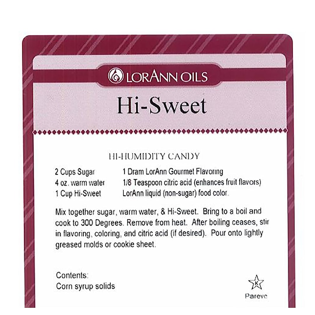 Lorann Oils 6045-2500 25 Lb Hi-Sweet Powdered Corn Syrup