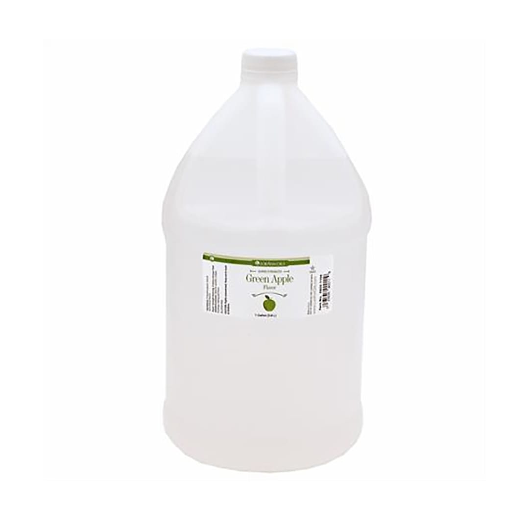 Lorann Oils 0900-1100 Green Apple 1 gallon Super-Strength Flavor