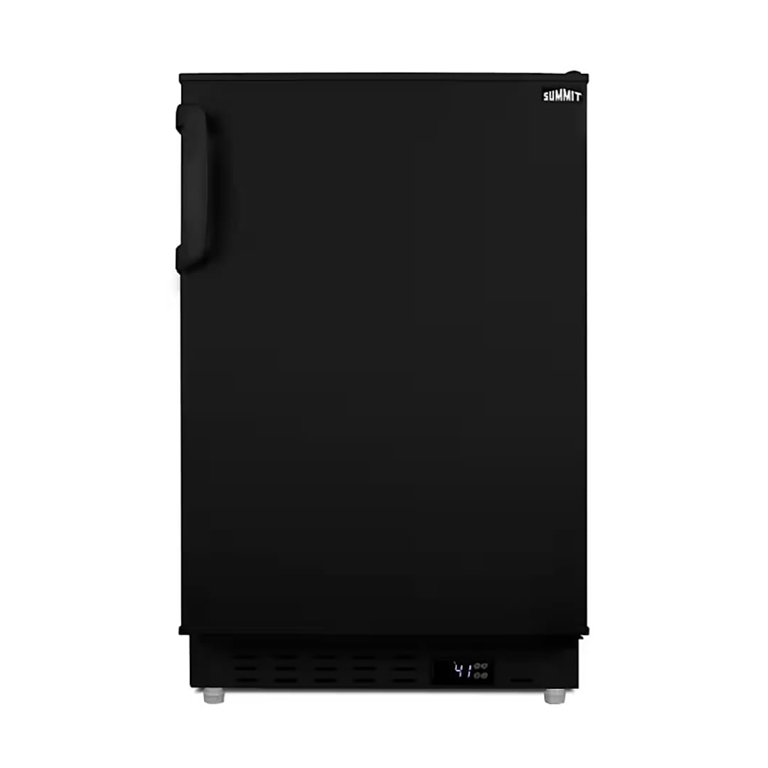 Summit Appliance ALR47B Black 1-Section Reach-In Refrigerator