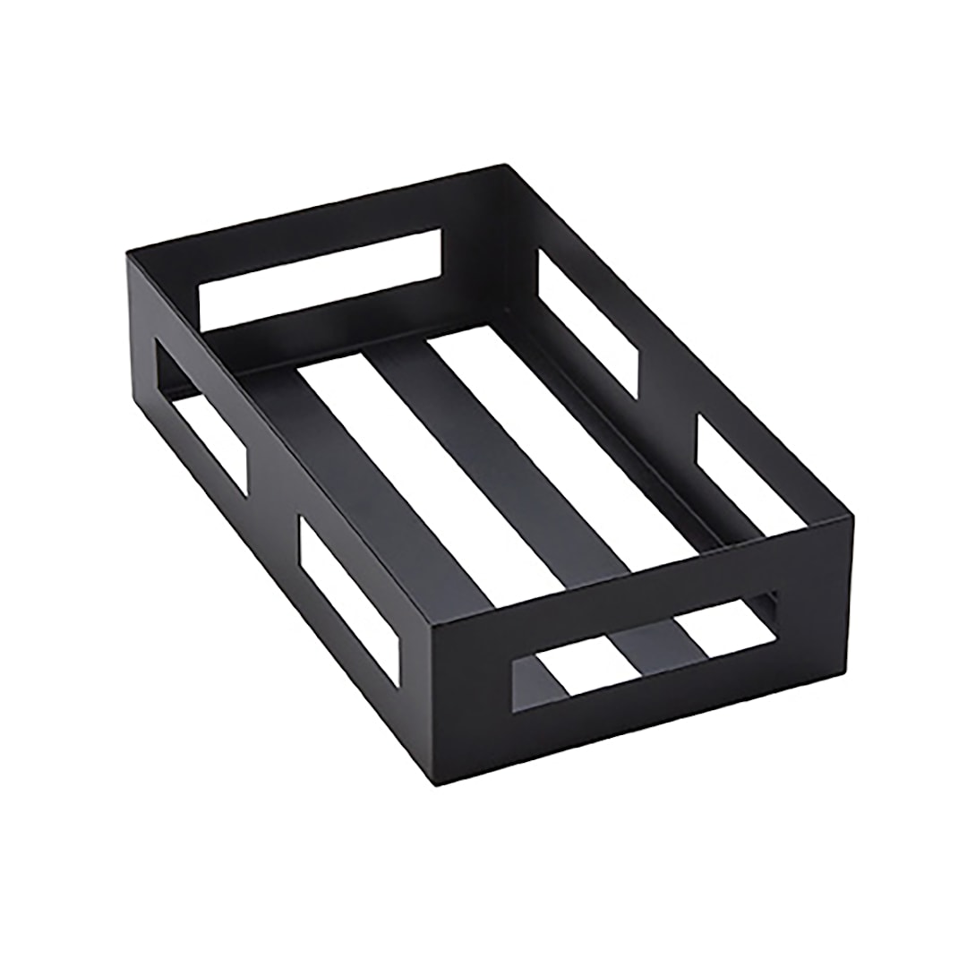 American Metalcraft BTH1 Black S/S 9.25 x 5.4 x 2.25 in. Display Crate