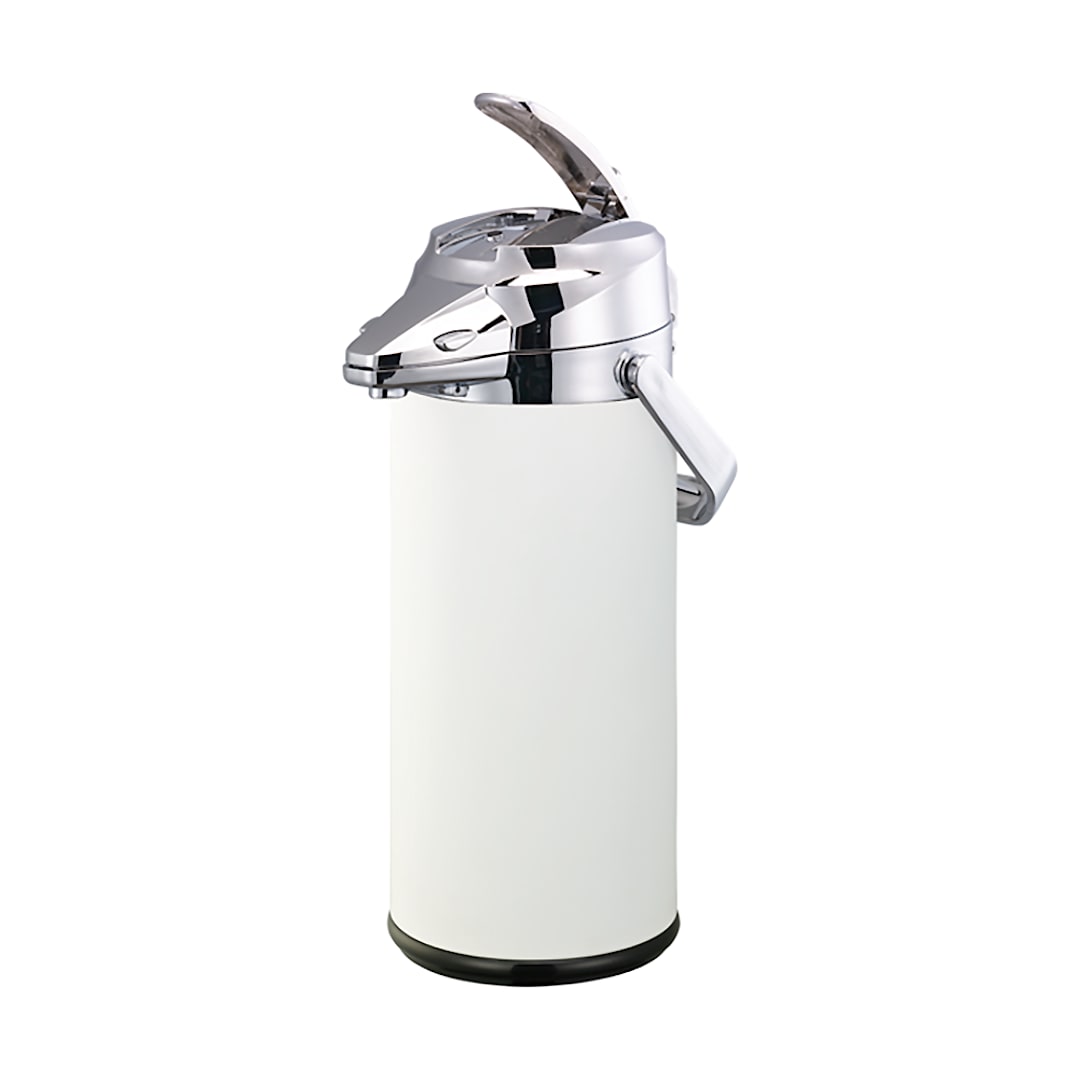Service Ideas ENALS22SCHWH Chrome/White S/S 4-6Hr 2.2L Airpot