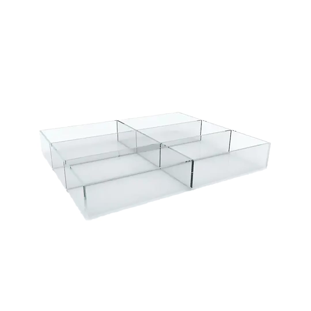 DisplayDispensary.com DDTRAYL 16 x 13 x 2.5 in. Cannabis Display Tray