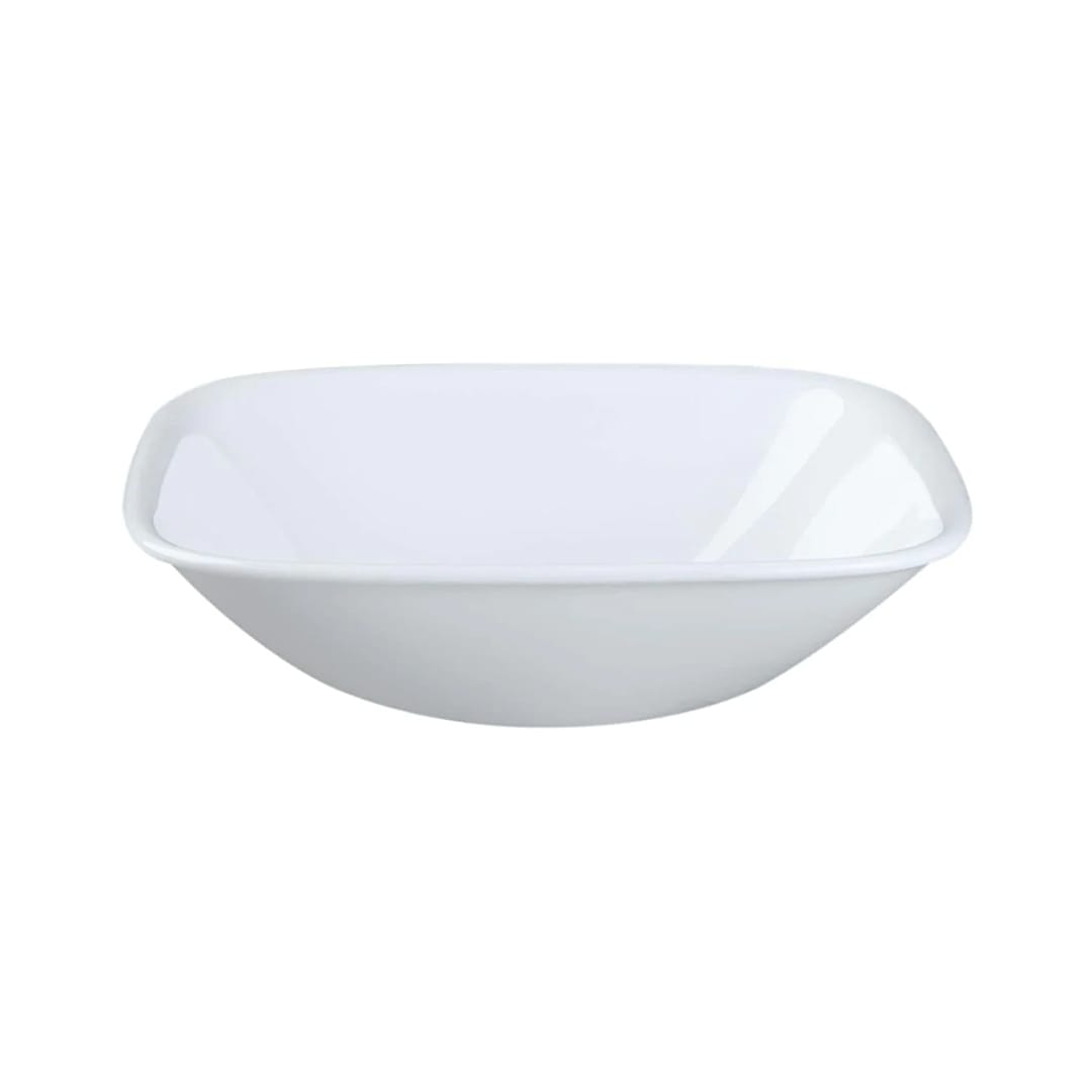 Corelle 1075554 White 10 ounce Square Bowl - 6 / CS
