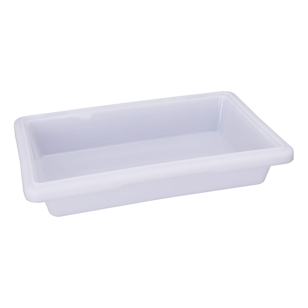 Darling Foodservice White PE 2 gallon 18 x 12 x 3.5" Food Box