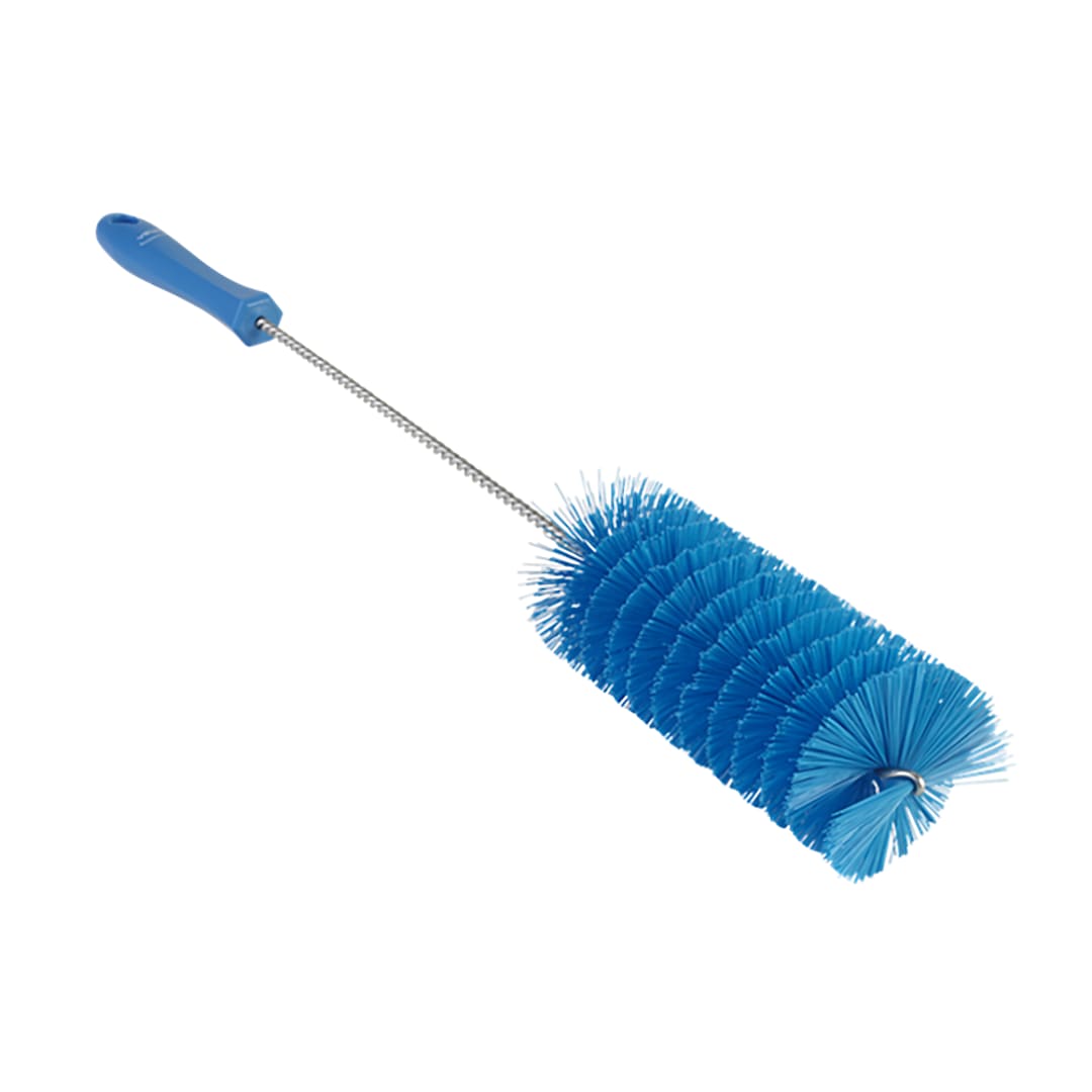 Vikan 53703 Blue 2.4"Dia Spiral Bristle Tube Brush