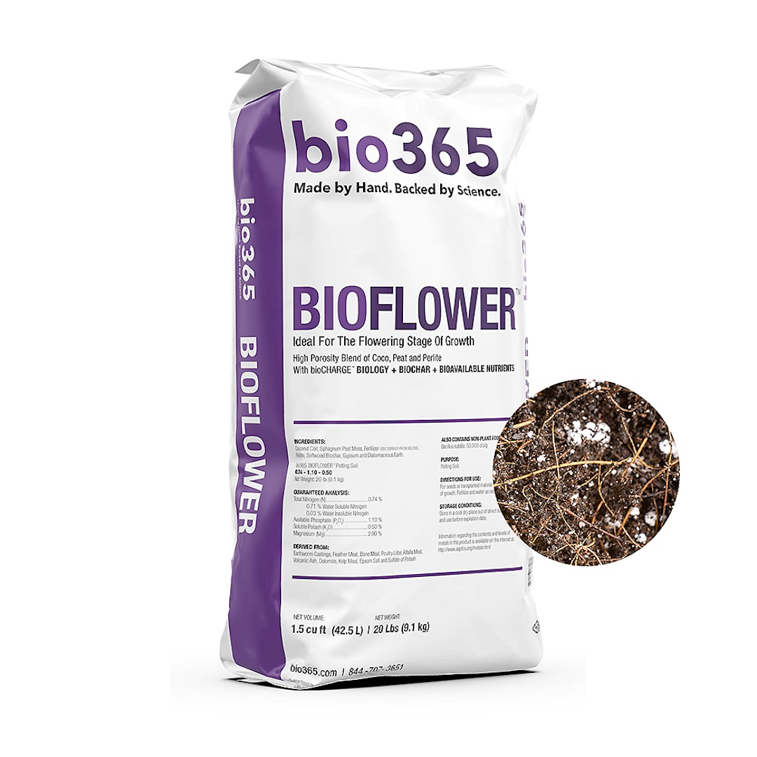 Bio365 BF015001 1.5 Cu/Ft Nutrient-Dense BIOFLOWER™ Bag