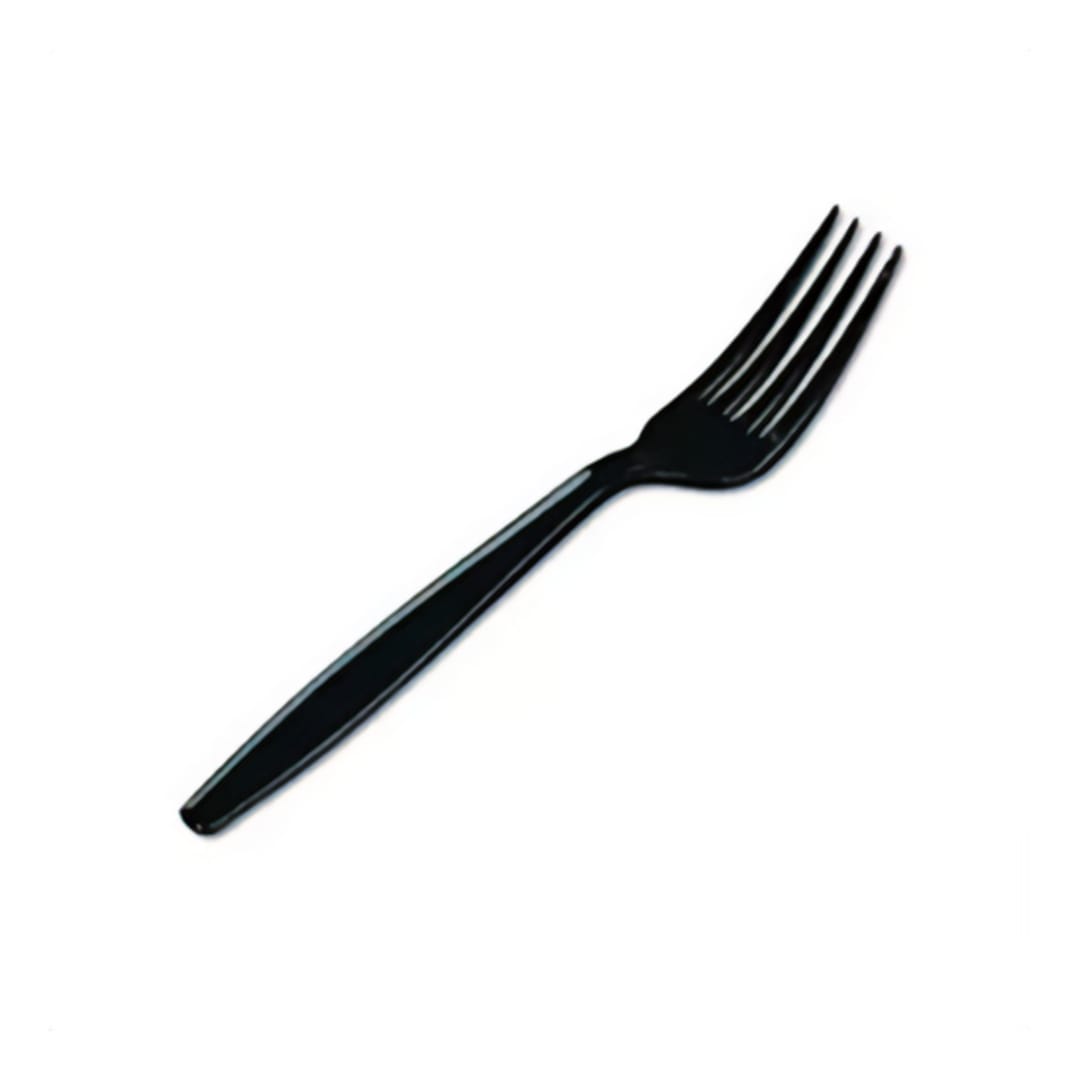 Darling Foodservice Black Plastic 6-3/8" Fork - 1000 / CS