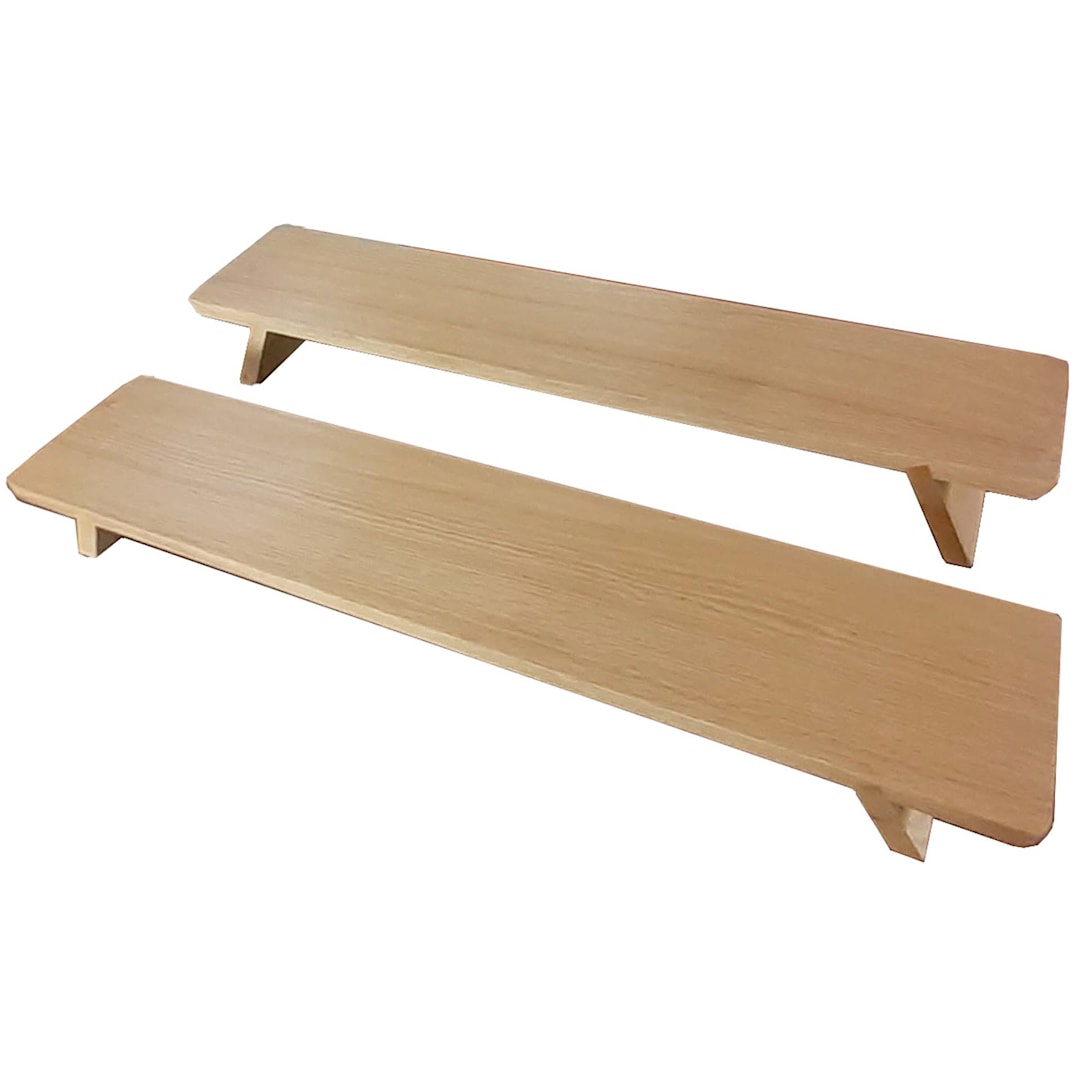 Darling Foodservice 2 Piece Wooden Tray Set
