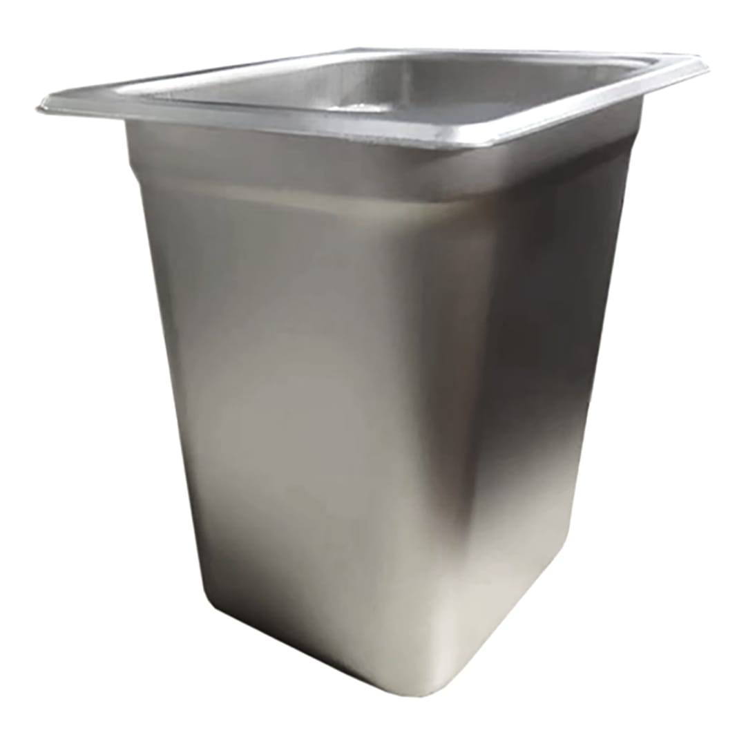 Antijam 22 Gauge S/S 1/6 Sz x 8"D Food Pan