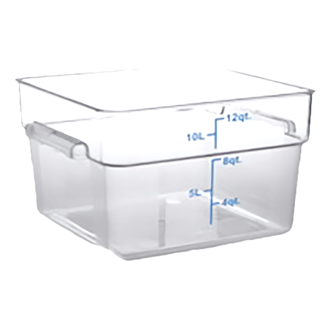 Darling Foodservice Clear Square 12 quart Storage Container