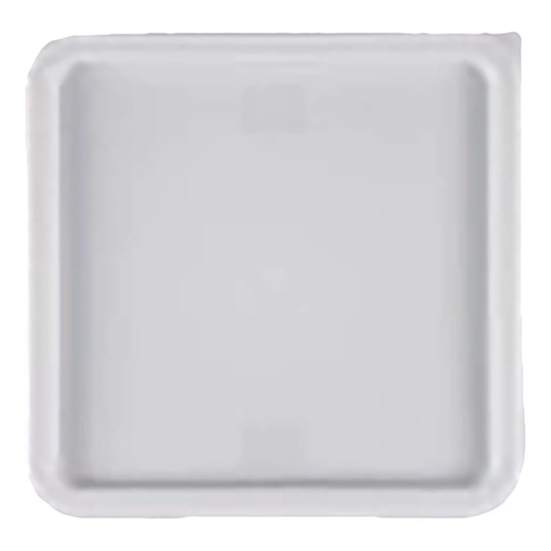 Darling Foodservice White Polypropylene Square 2&4 quart Container Lid