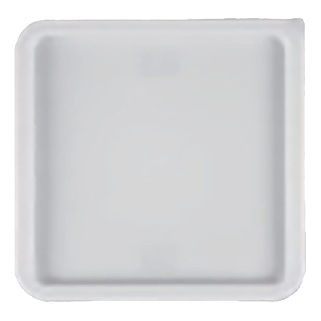 Darling Foodservice White Polypropylene Square 6&8 quart Container Lid