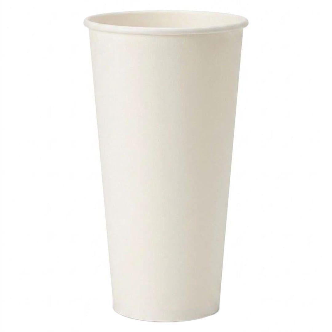 Darling Foodservice White 22 ounce Paper Cold Cup - 1000 / CS
