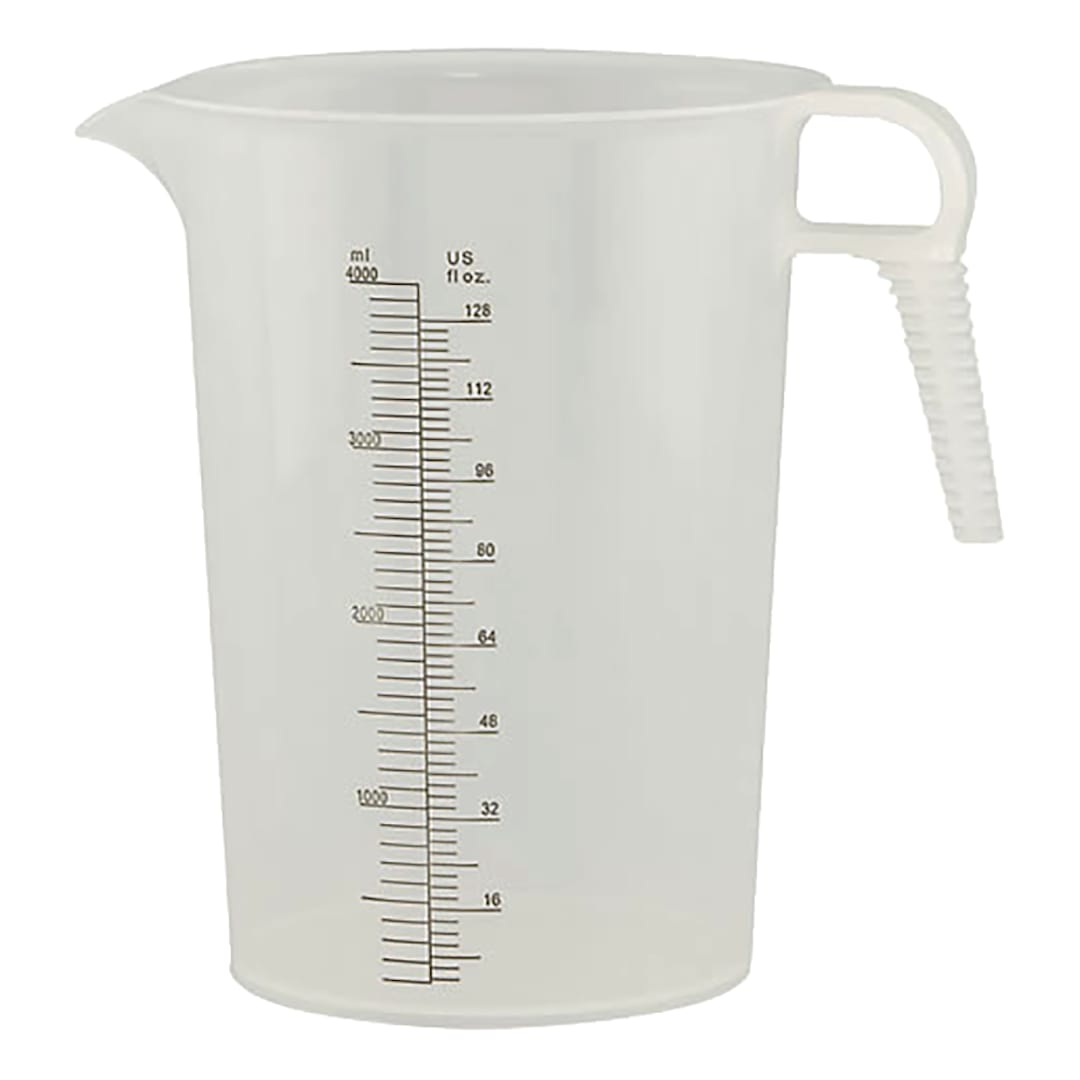 Darling Foodservice Translucent Plastic 128 ounce Measuring Pitcher