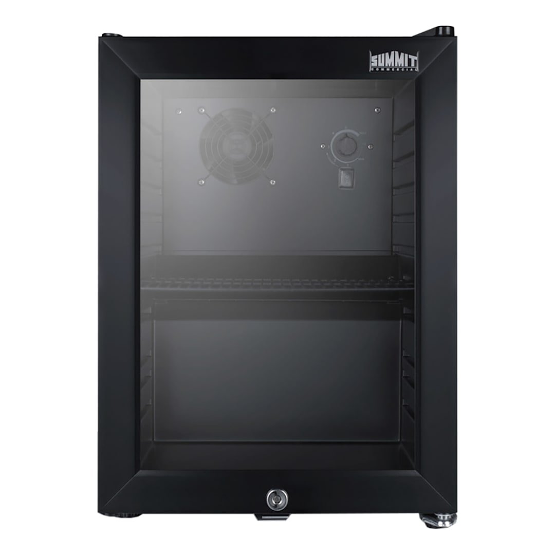 Summit Appliance SCR114L Black Compact Beverage Merchandiser