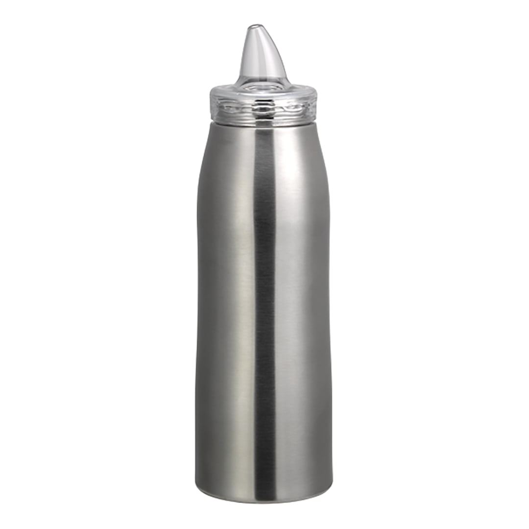 Service Ideas VV10SSCR Brushed S/S 1L Bottle with Pour Lid