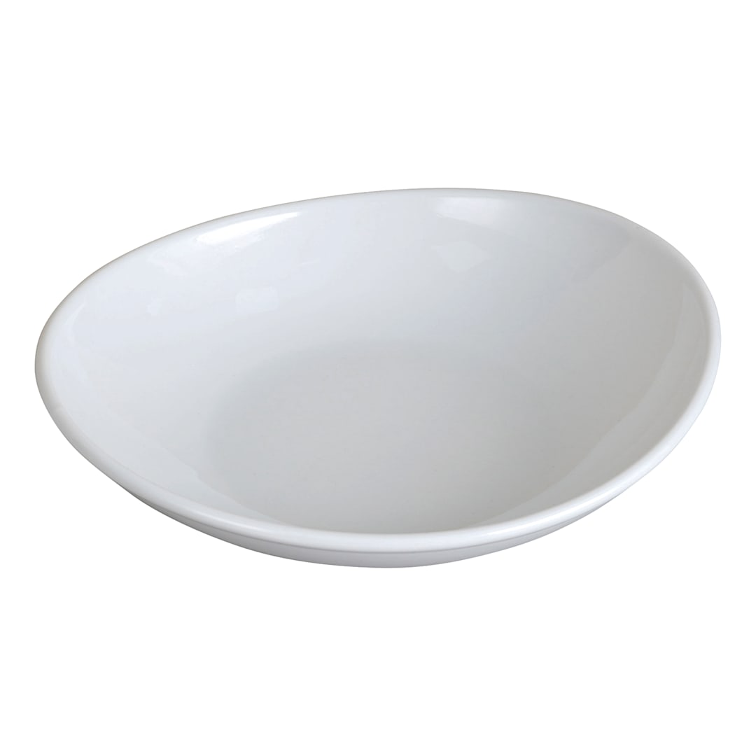 Darling Foodservice Bright White 30 ounce Oblong Pasta Bowl