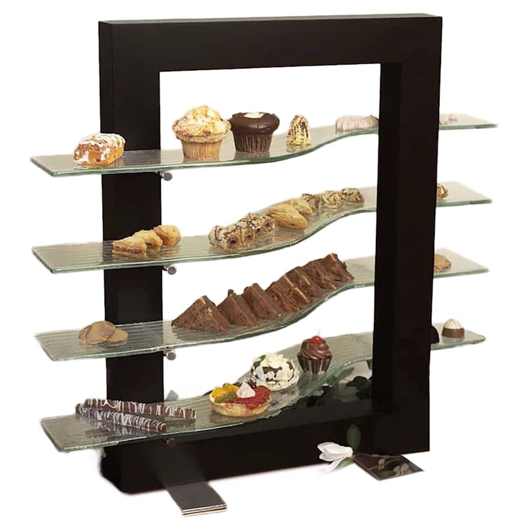 Wind Thru 4 Shelf 23.5 x 3.25 x 31.5 Display