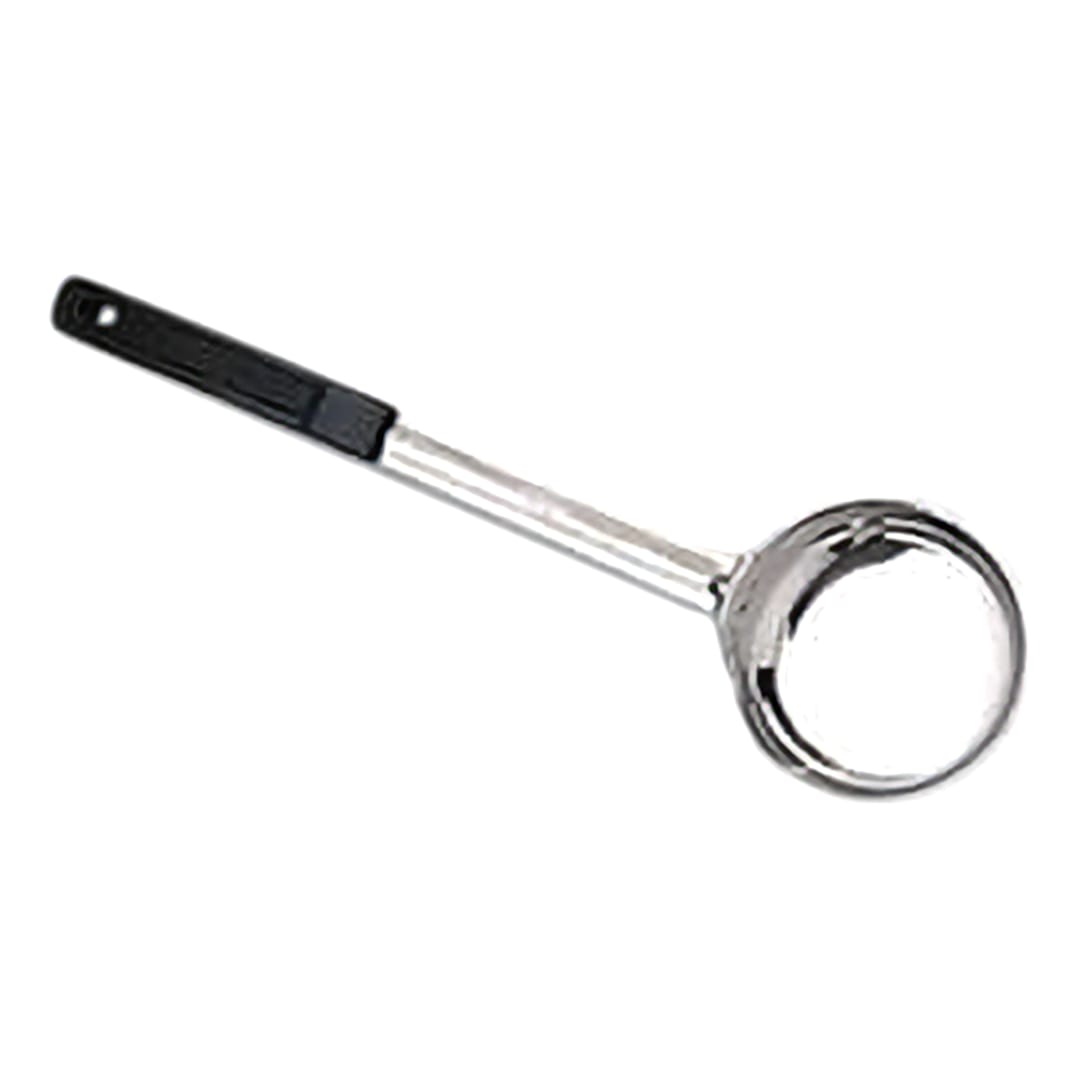 American Metalcraft SPN6 Solid 6 ounce Portion Spoon w/ Black Handle