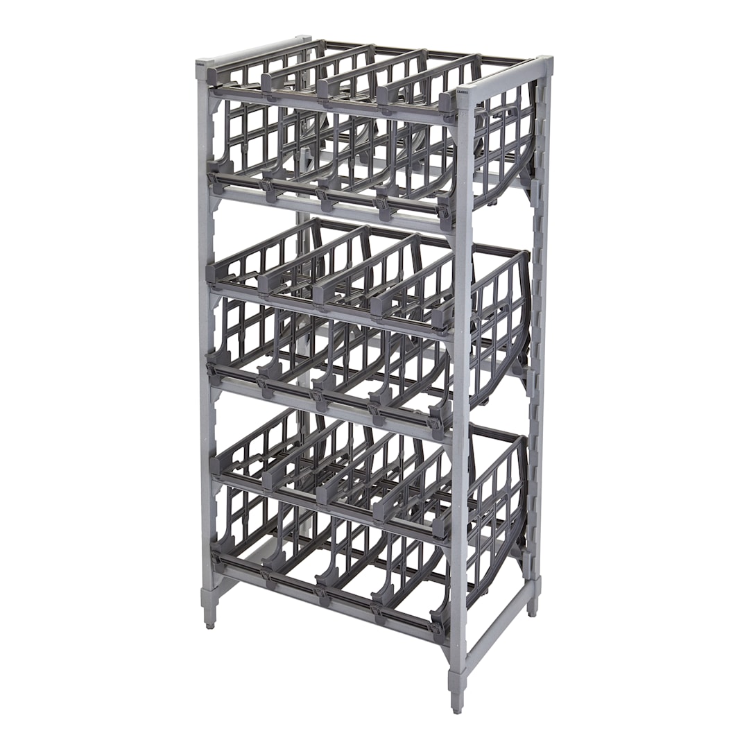 Cambro CPU243672C96480 36 x 24 x 72" Can Storage Rack f/ #10 Cans