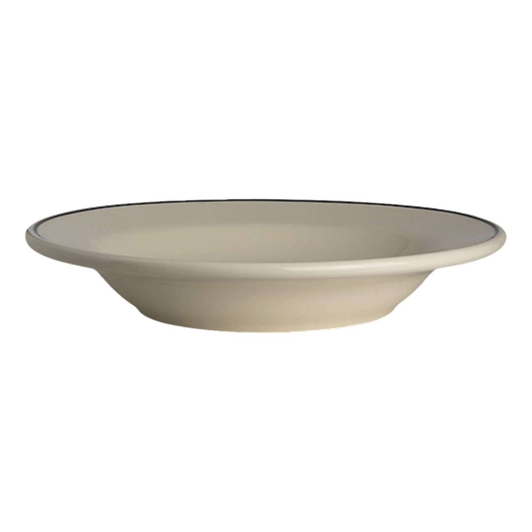 Homer Laughlin HL2531743 Black Line 12.75 oz Soup Bowl