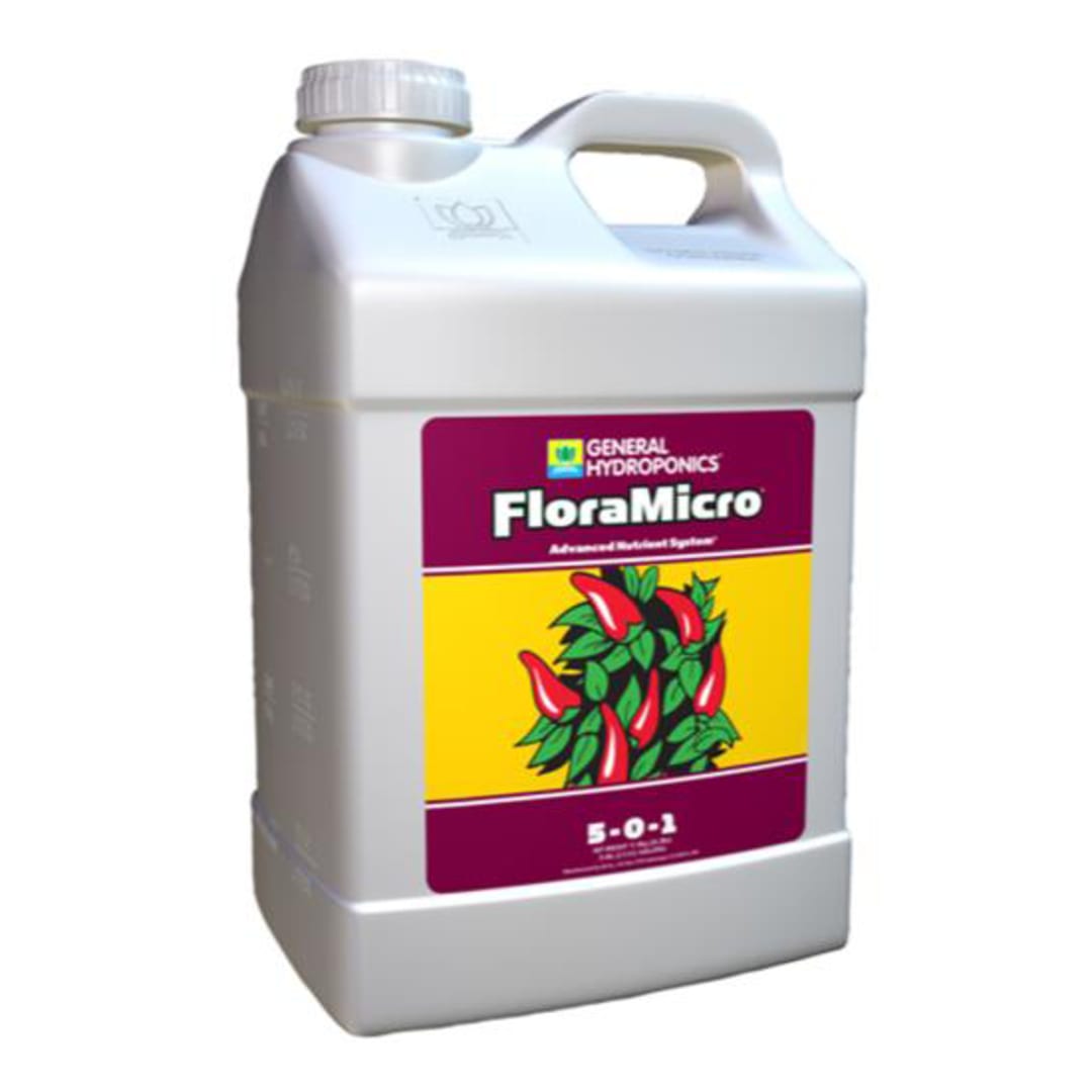 2.5 Gallon 5-0-1 General Hydroponics® FloraMicro® Nutrient - 2 / CS