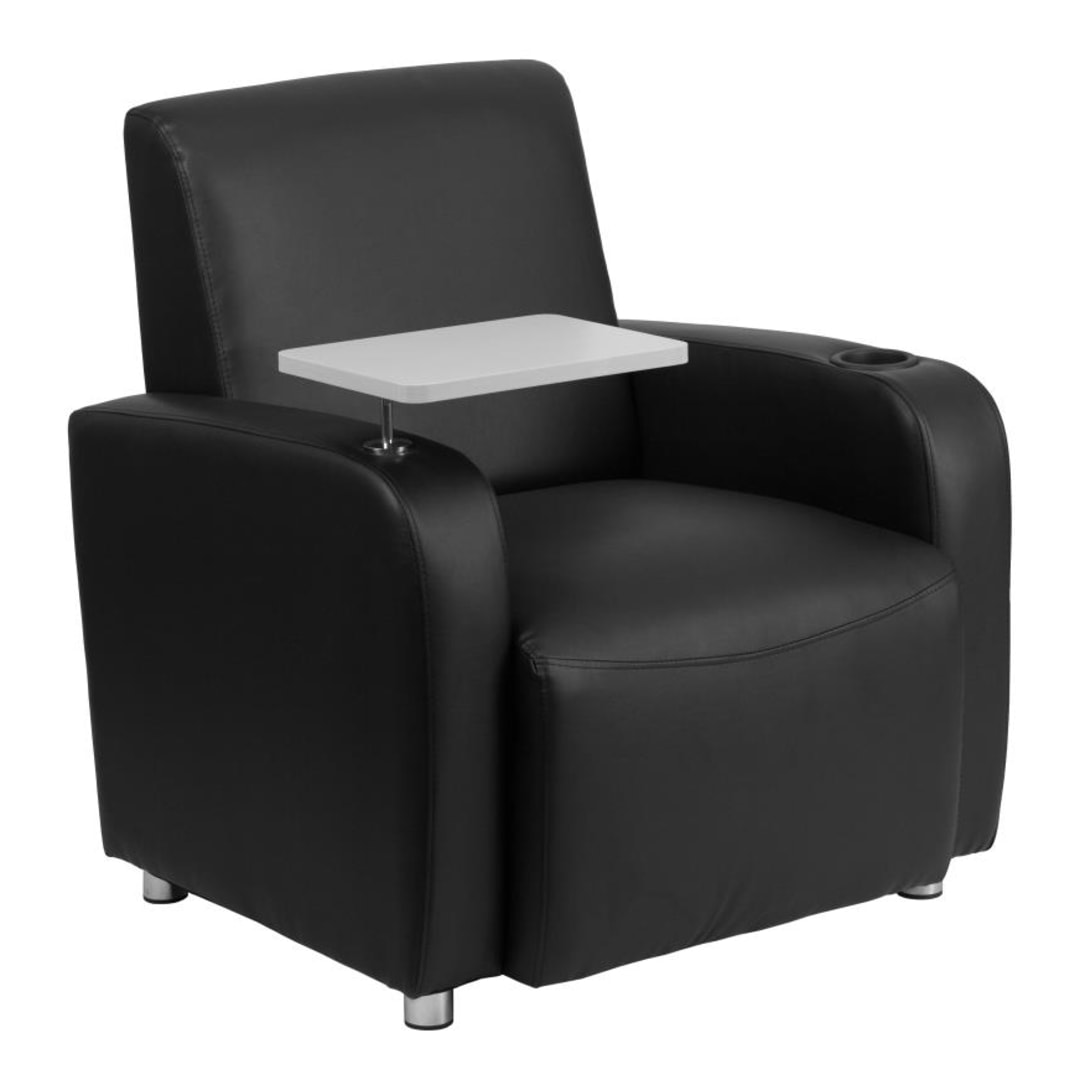 Belnick BT-8217-BK-GG Black Taut Seat/Back Guest/Lounge Chair
