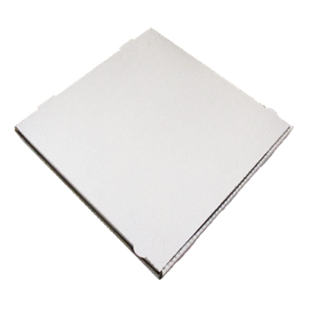 Darling Foodservice White B Flute Plain 16" Pizza Box