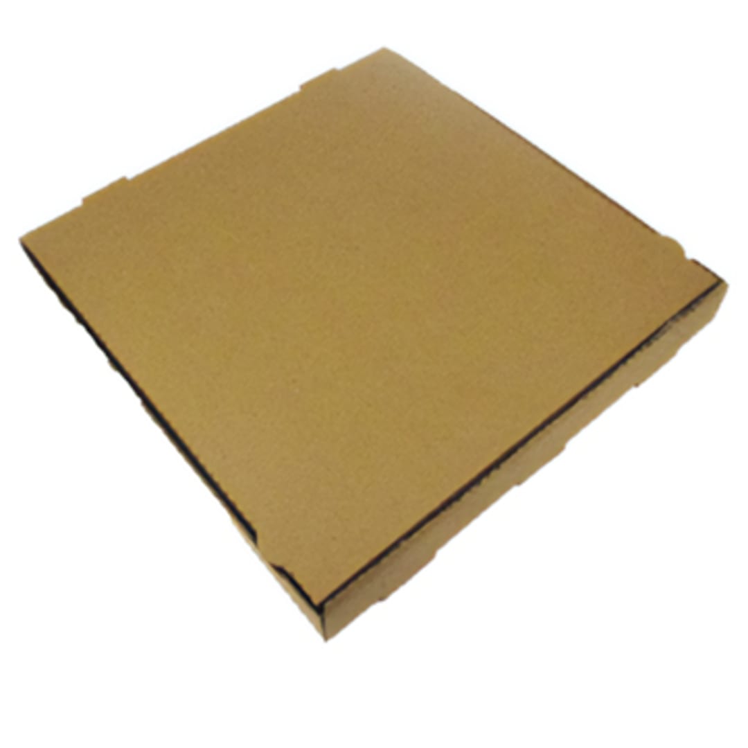 Darling Foodservice Kraft B Flute Plain 14" Pizza Box