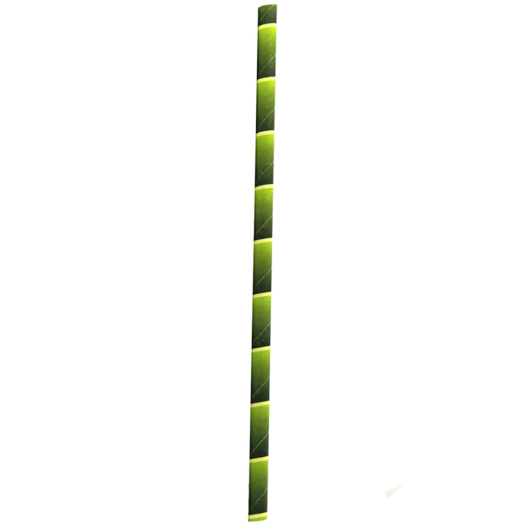 PackNWood 210CHP14BBT Bamboo Design 5.7" Paper Straw - 3000 / CS