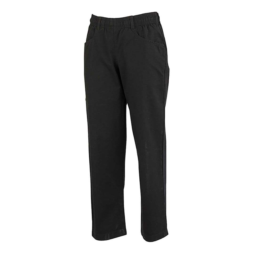 Mercer Culinary M61080BKM Womens Medium Genesis Black Chef Pants