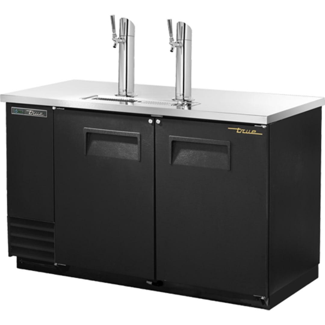 True Food Service TDD-2-HC S/S Countertop 2.5 Keg Draft Beer Cooler