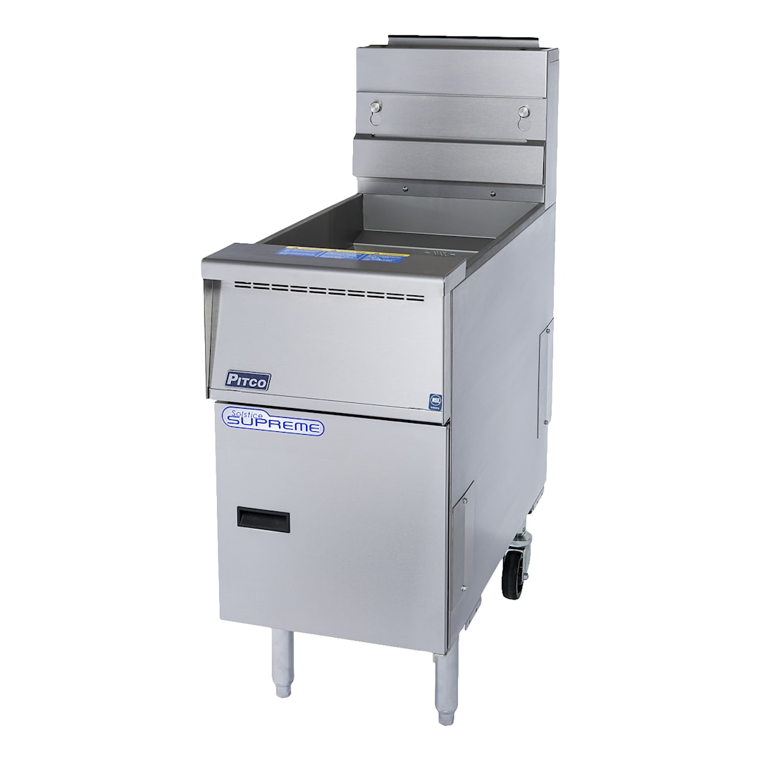 Pitco SSH55 Solstice Supreme S/S Full Tank High Efficiency Gas Fryer