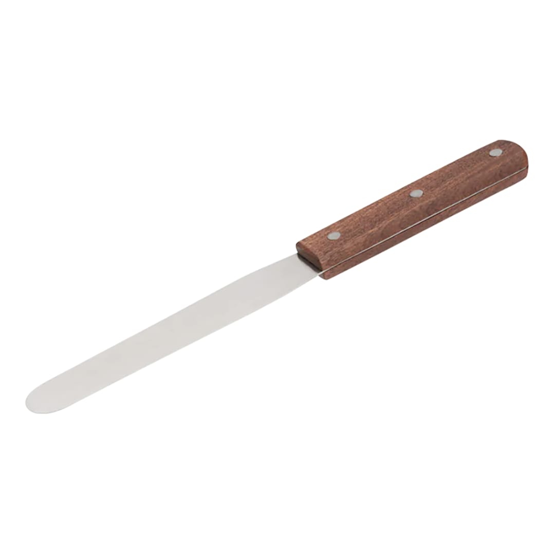 Browne Foodservice 573826 Wooden 6" Bakers Spatula w/ S/S Blade