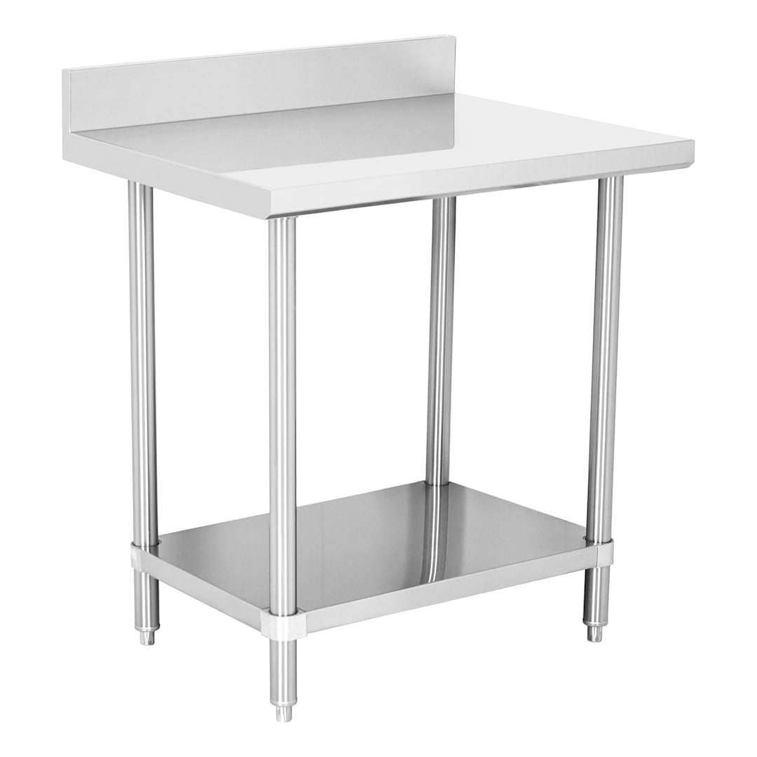 Darling Foodservice 16G S/S 24 x 30 in. Work Table w/ 4 in. Backsplash