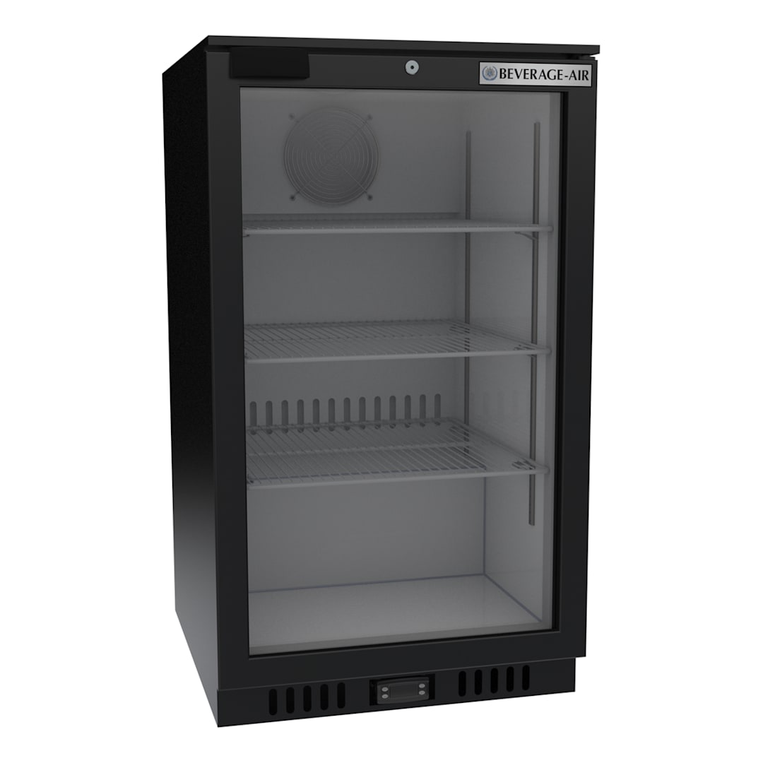 Beverage-Air CT96HC-1-B Black 5.9 Cu Ft Countertop Refrigerator