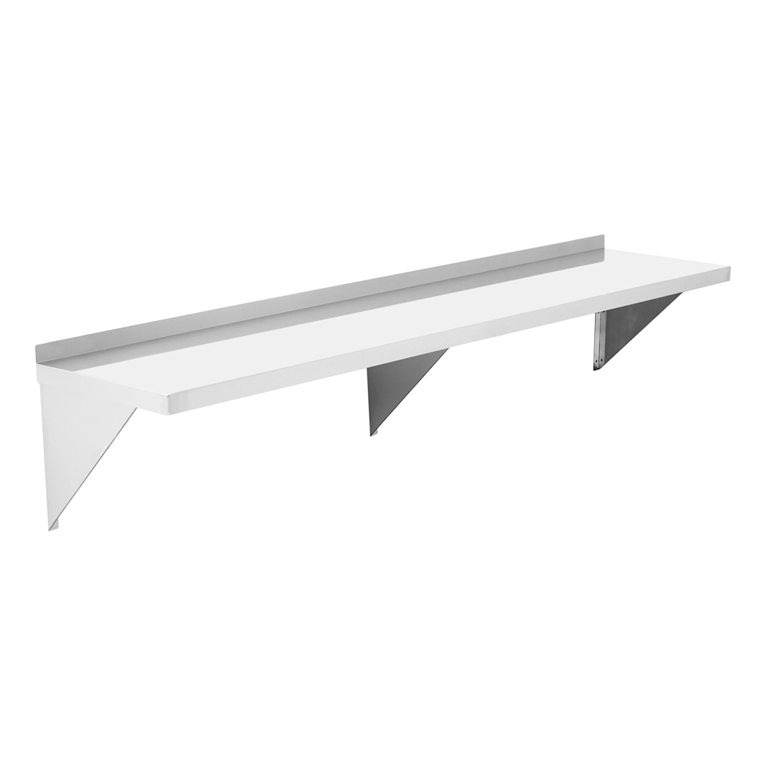 Darling Foodservice 18G S/S 15" x 72" Wall Shelf