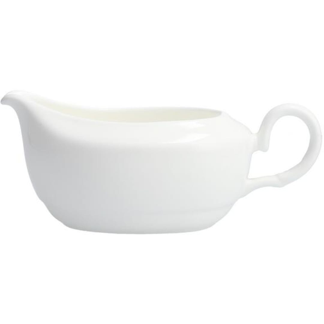 Fortessa HBW-00-603 Andromeda White 12 ounce Gravy Boat